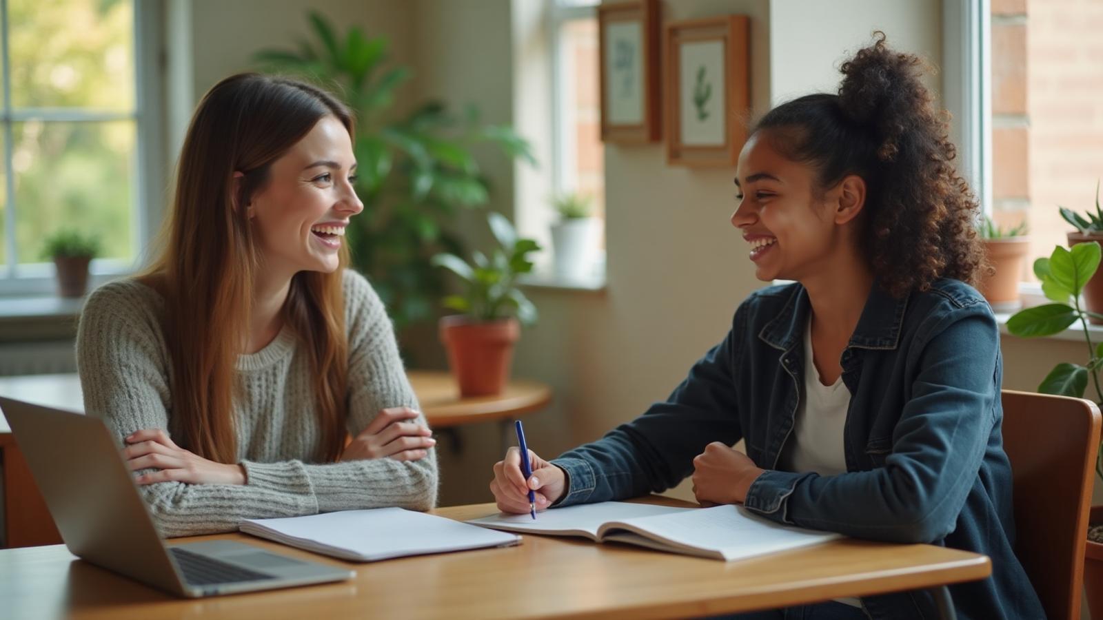 Sydney Turner coaching session with teen - authentic mentorship moment